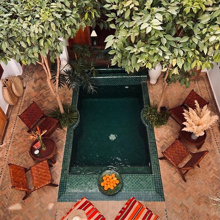 Riad Prive Sadaka Bassin Rooftop Marrakesh Exteriör bild