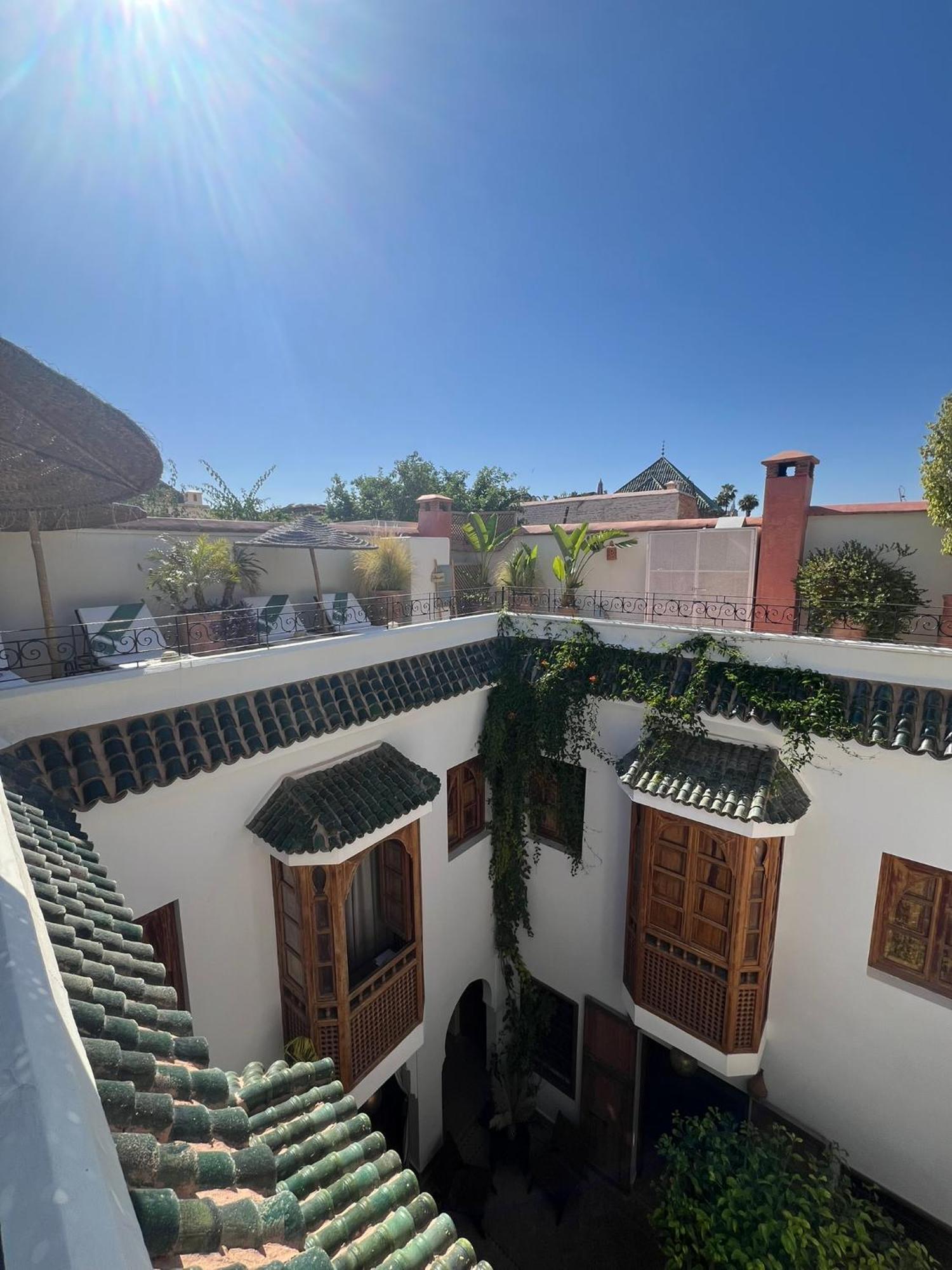 Riad Prive Sadaka Bassin Rooftop Marrakesh Exteriör bild