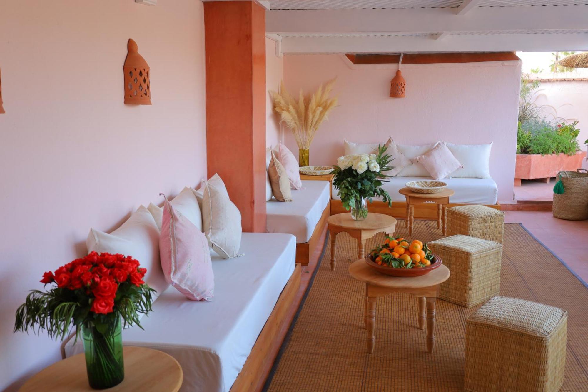 Riad Prive Sadaka Bassin Rooftop Marrakesh Exteriör bild