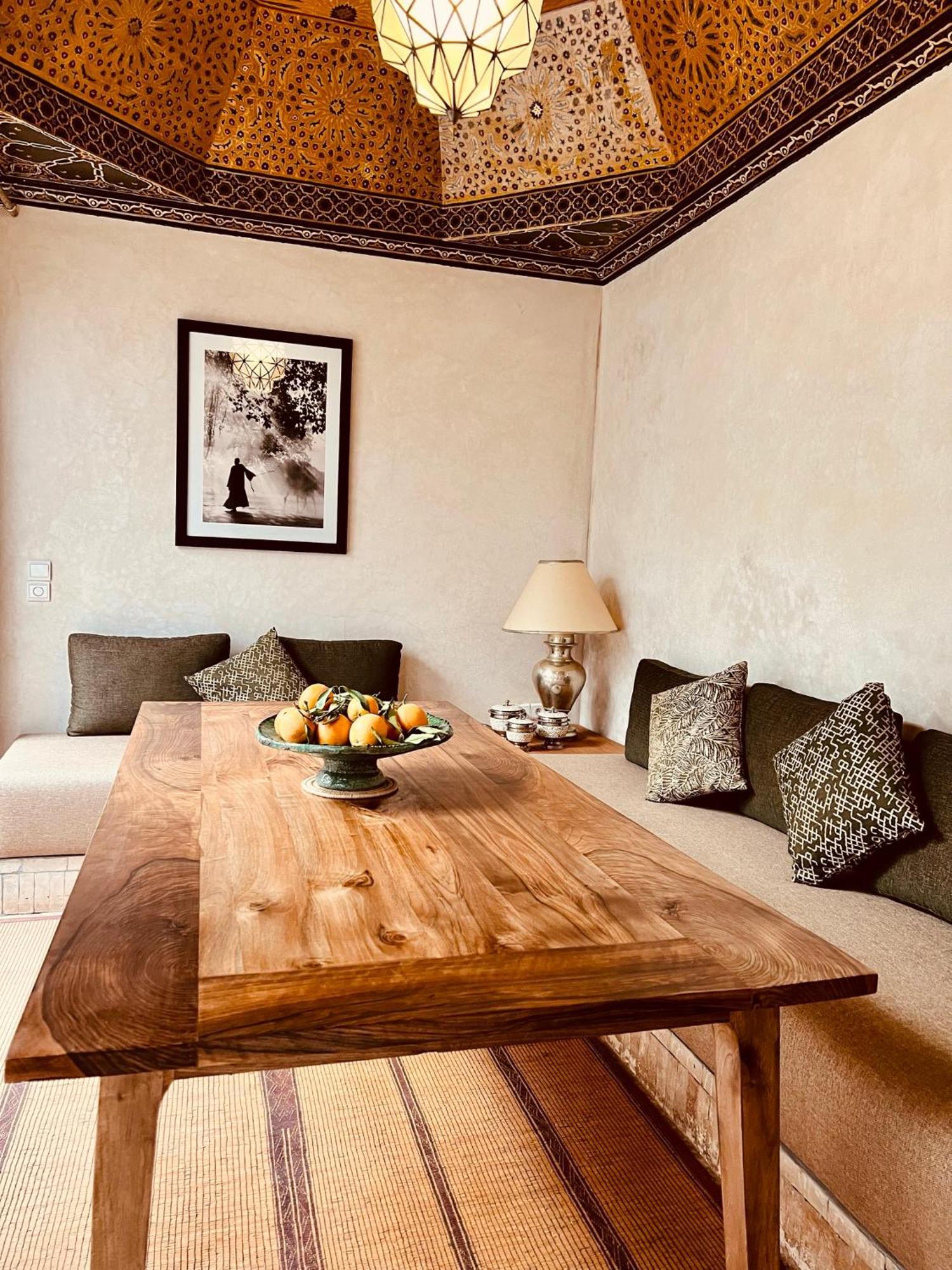 Riad Prive Sadaka Bassin Rooftop Marrakesh Exteriör bild