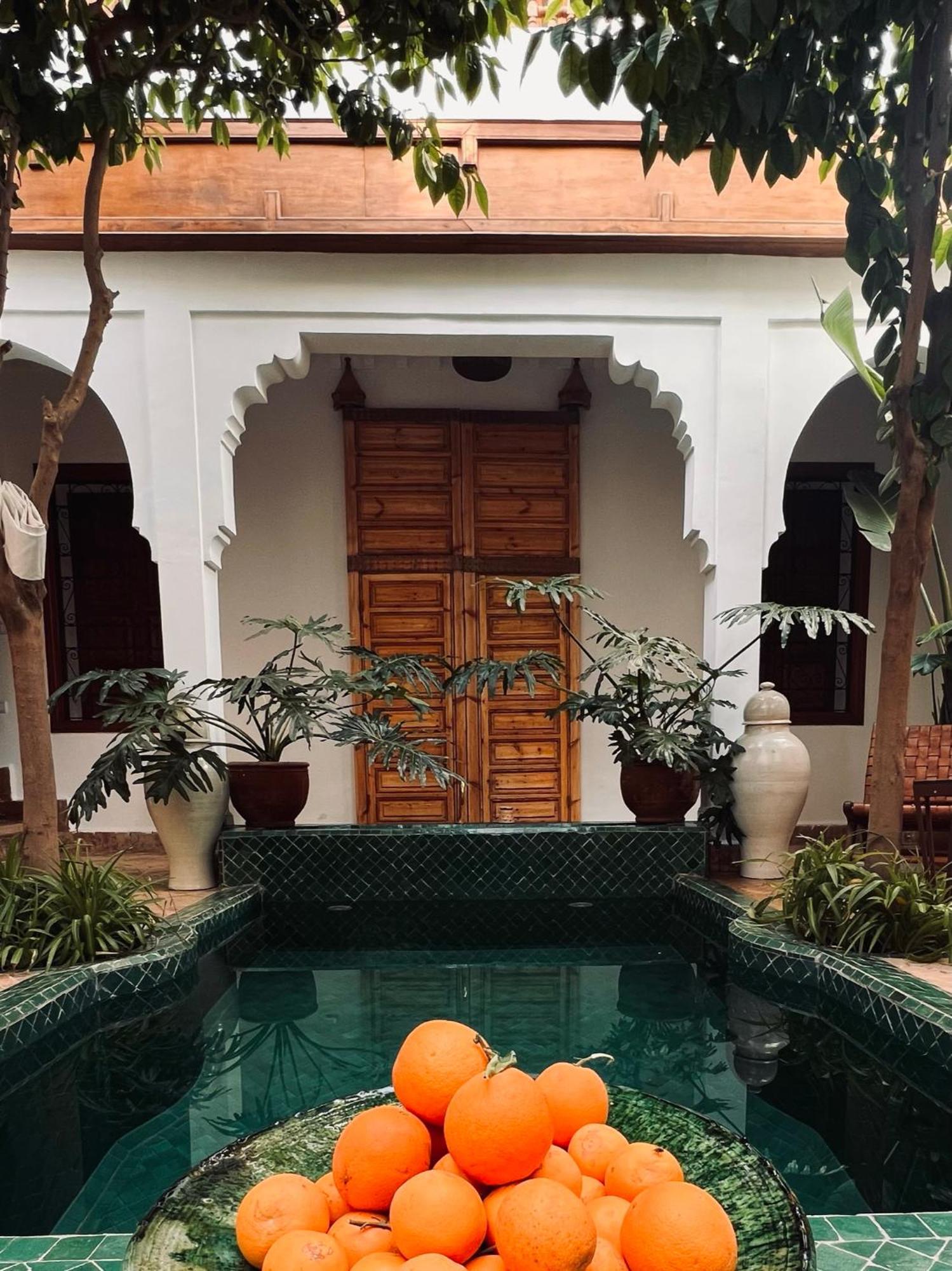 Riad Prive Sadaka Bassin Rooftop Marrakesh Exteriör bild
