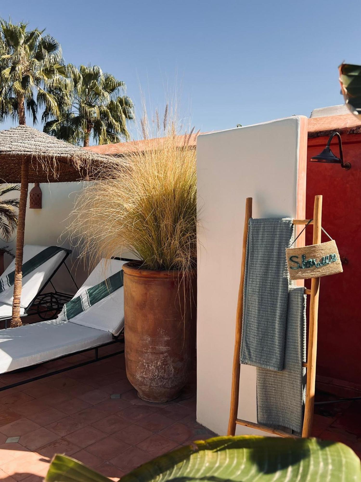 Riad Prive Sadaka Bassin Rooftop Marrakesh Exteriör bild