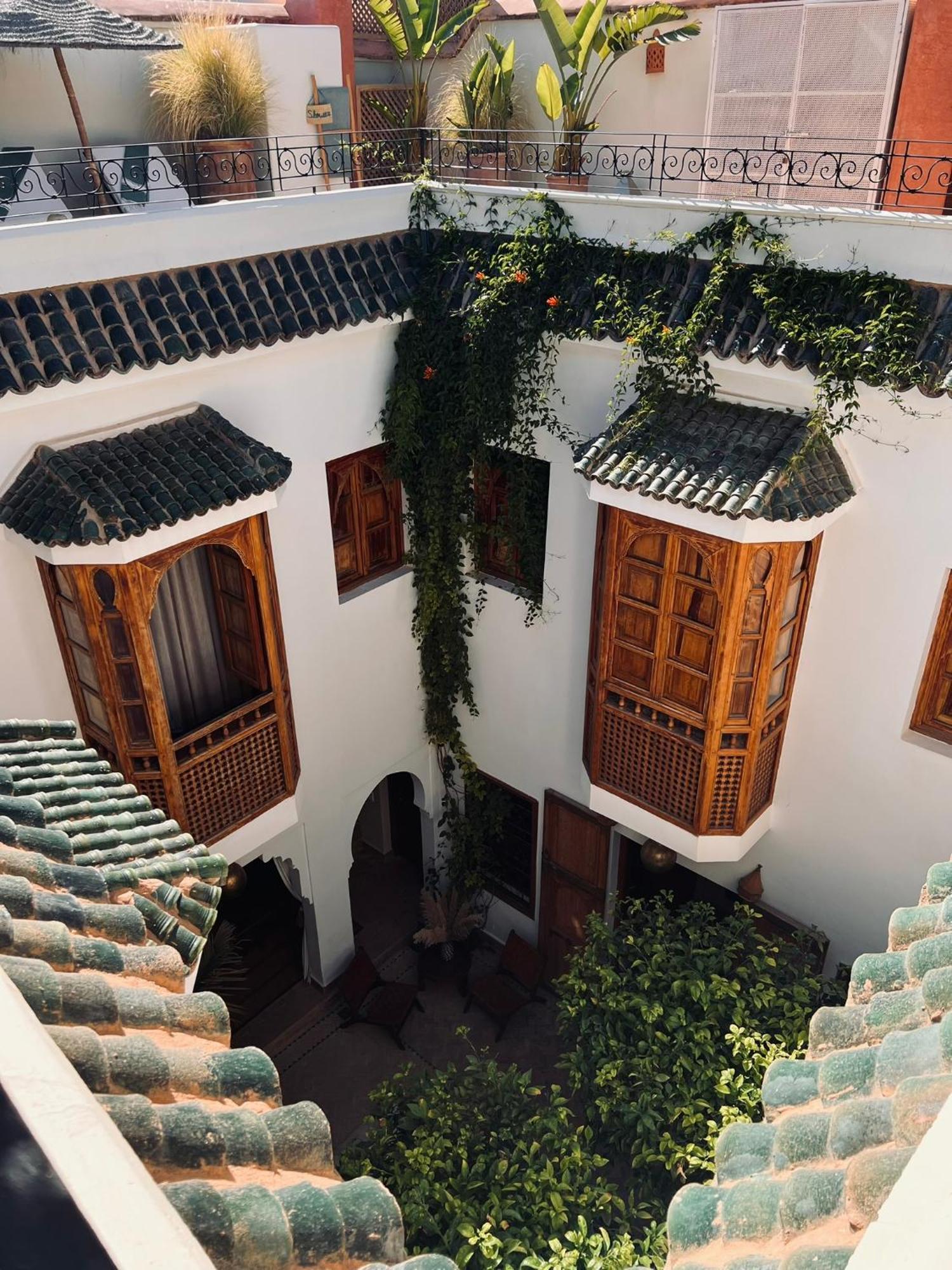 Riad Prive Sadaka Bassin Rooftop Marrakesh Exteriör bild
