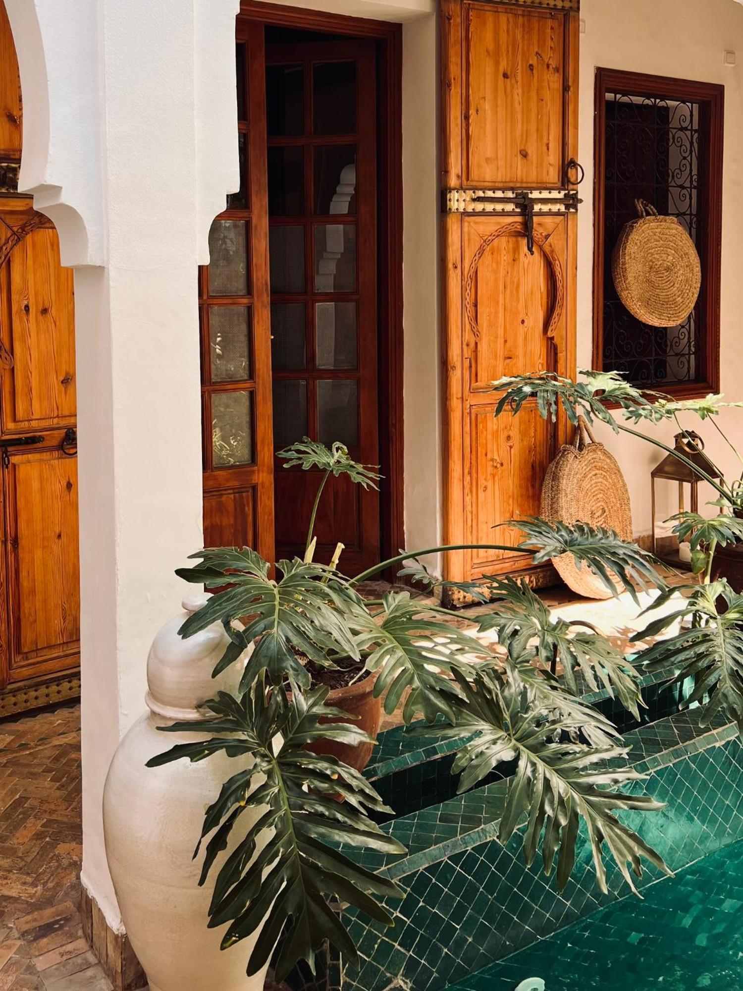 Riad Prive Sadaka Bassin Rooftop Marrakesh Exteriör bild