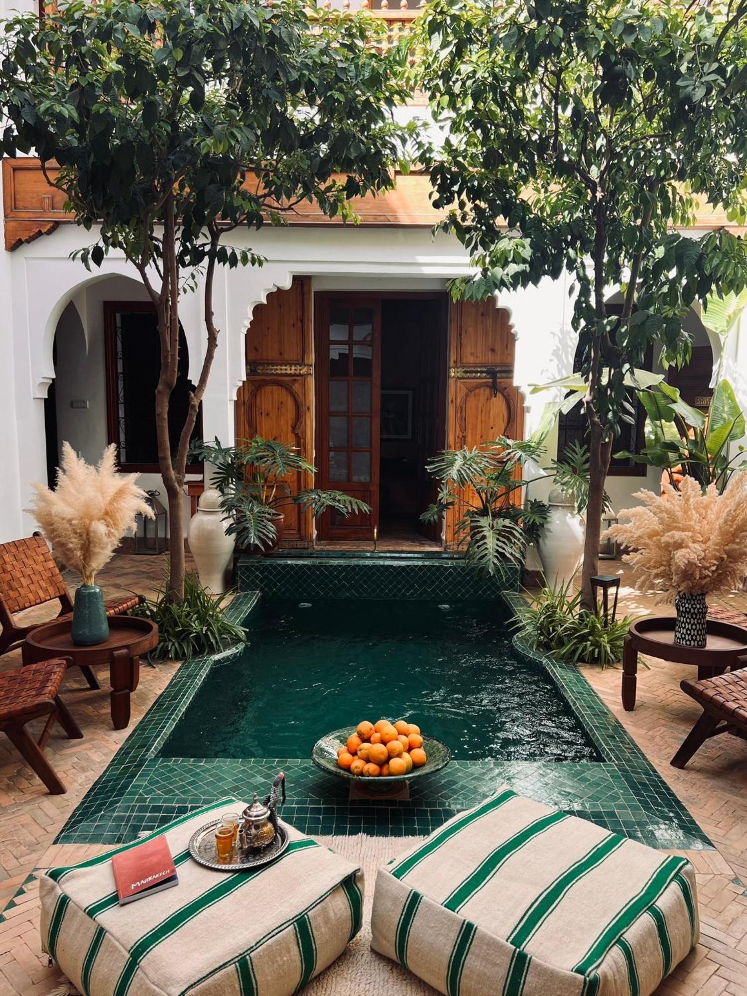 Riad Prive Sadaka Bassin Rooftop Marrakesh Exteriör bild